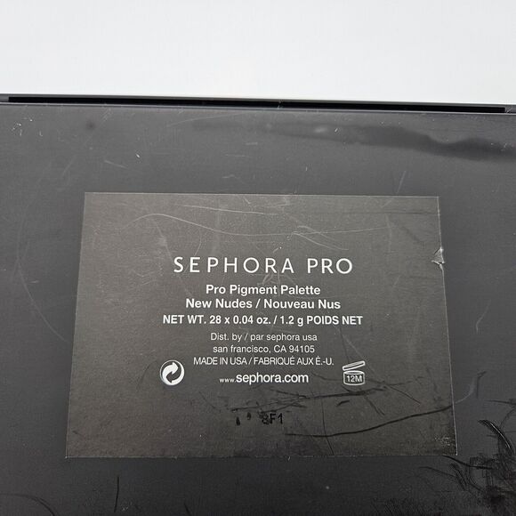 Sephora PRO Pigment Palette New Nudes 28 Shade Eye Shadow - NEW - Picture 3 of 4